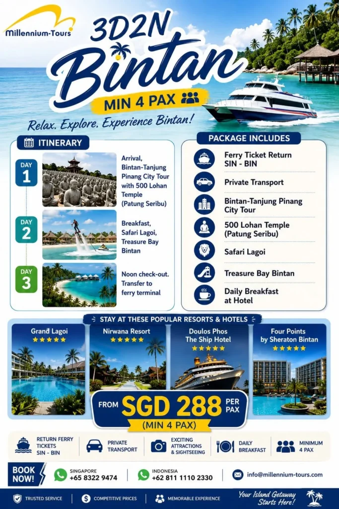 3 Days 2 Nights Premium Bintan Getaway
